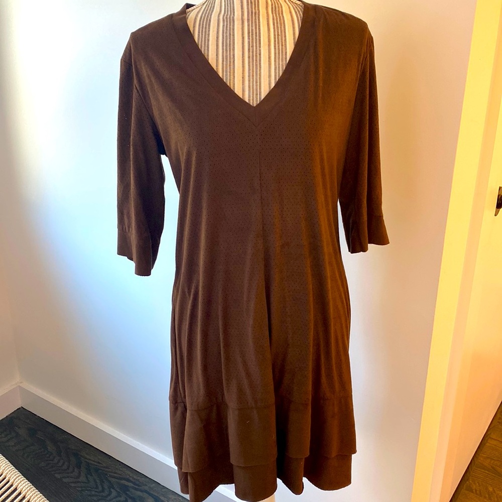 Joeffer Caoc Faux suede dress - S